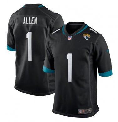 Josh Allen #1 Jacksonville Jaguars 2019 Draft First Round Pick Game Jersey Black