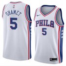 Landry Shamet #5 Philadelphia 76ers Swingman Jersey Men's White Association Edition