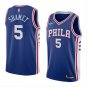 Landry Shamet #5 Philadelphia 76ers Swingman Jersey Men's Royal Icon Edition