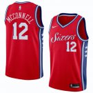 T.J. Mcconnell #12 Philadelphia 76ers Swingman Jersey Men's Red Statement Edition