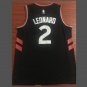 Kawhi Leonard #2 Toronto Raptors Swingman Men's Jersey Statement Edition Black Size L