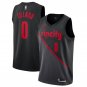 Damian Lillard #0 Portland Trail Blazers 2018/19 Swingman Jersey City Edition Black Size XL