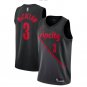 C.J. McCollum #3 Portland Trail Blazers 2018/19 Swingman Jersey City Edition Black Size XXL