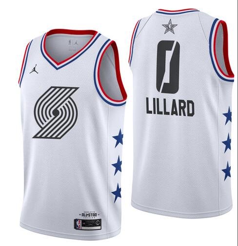 Damian Lillard #0 Portland Trail Blazers 2019 All-Star Men's Jersey ...