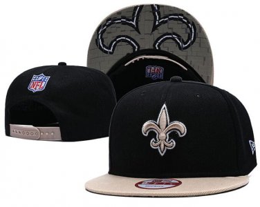 New Orleans Saints Hat Adjustable Black