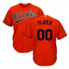 Custom Baltimore Orioles Cool Base Men's Jersey Orange M L XL XXL XXXL