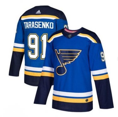 Vladimir Tarasenko #91 St. Louis Blues Player Men's Jersey Blue Size XL