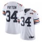 Walter Payton #34 Chicago Bears 2019 100th Season Alternate Classic Limited Jersey White Size XXXL
