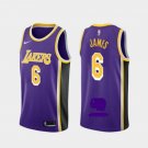 LeBron James #6 Los Angeles Lakers 2019/20 Swingman Men's Jersey Purple Statement Edition Size S