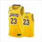 Anthony Davis #23 Los Angeles Lakers 2019/20 Swingman Men's Jersey Gold Icon Edition Size L