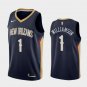 Zion Williamson #1 New Orleans Pelicans Swingman Men's Jersey Navy - Association Size M