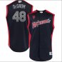 Jacob deGrom #48 National League 2019 All-Star Game Workout Player Jersey Navy