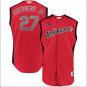 Vladimir Guerrero Jr. #27 American League 2019 All-Star Game Workout Player Jersey Red