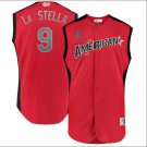Tommy La Stella #9 American League 2019 All-Star Game Workout Player Jersey Red