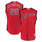 J.D. Martinez #28 American League 2019 All-Star Game Workout Player Jersey Red