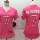 Ben Roethlisberger #7 Pittsburgh Steelers Limited Player Jersey Women's Pink