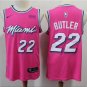 Jimmy Butler #22 Miami Heat 2019/20 Swingman Men's Jersey Earned Edition Pink Size XL