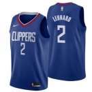 Kawhi Leonard #2 LA Clippers 2019/20 Swingman Jersey Men's Blue Icon Edition Size S