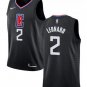 Kawhi Leonard #2 LA Clippers 2019/20 Swingman Jersey Men's Black Size M