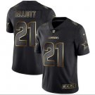 Ezekiel Elliott #21 Dallas Cowboys Limited Player Jersey Men's Black Gold Edition Size L