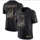 Dak Prescott #4 Dallas Cowboys Limited Player Jersey Men's Black Gold Edition Size XL