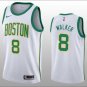 Kemba Walker #8 Boston Celtics 2019/20 Swingman Men's Jersey Icon Edition White Size S