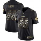 Devin Bush #55 Pittsburgh Steelers Limited Player Jersey Men's Black Gold Edition Size M