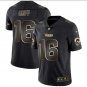 Jared Goff #16 Los Angeles Rams Limited Player Jersey Men's Black Gold Edition Size S