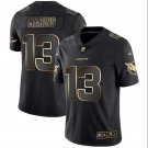 Dan Marino #13 Miami Dolphins Limited Player Jersey Men's Black Gold Edition Size S