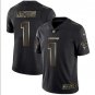 Cam Newton #1 Carolina Panthers Limited Player Jersey Men's Black Gold Edition Size XXXL