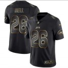 Le'Veon Bell #26 New York Jets Limited Player Jersey Men's Black Gold Edition Size XXXL