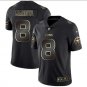 Marcus Mariota #8 Tennessee Titans Limited Player Jersey Men's Black Gold Edition Size L