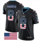 Marcus Mariota #8 Tennessee Titans Limited Player Jersey Men's Black USA Flag Size M