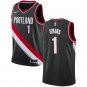 Anfernee Simons #1 Portland Trail Blazers Swingman Men's Jersey Black Icon Stitched