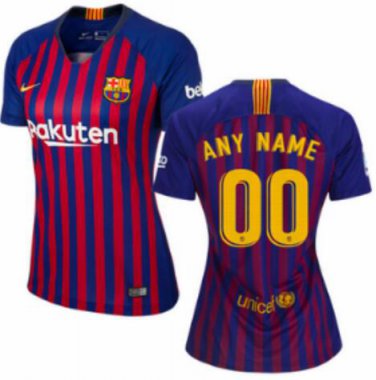 Custom Women's Medium 2018 Home Barcelona Soccer Jersey Which size ?