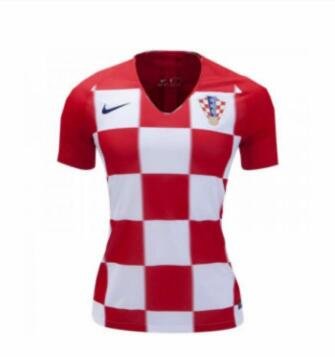 Custom Croatia Home Soccer Jersey for Women M