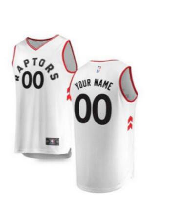 Custom Toronto Raptors Youth Home (White) NBA Basketball Jersey M