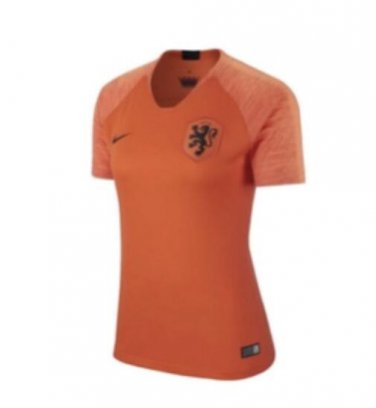 Custom Netherlands 2018 Home Soccer Jersey for Women Size S