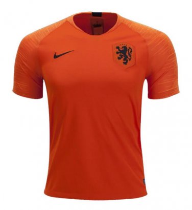 Custom 2018 Netherlands Home (Orange) Youth Soccer Jersey Size S