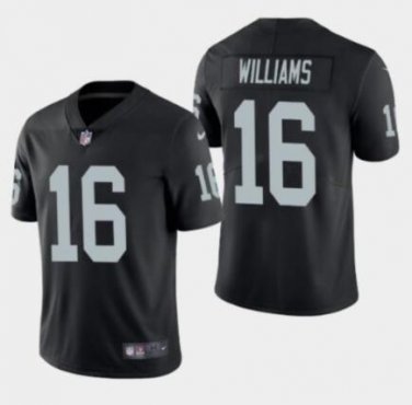 Custom Tyrell Williams Oakland Raiders Men's Black NFL Football Jersey Size 4XL