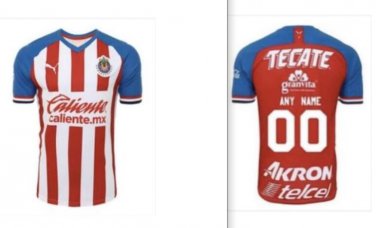 Custom 2019 Men's Home 2019 Chivas Soccer Jersey Size 3XL