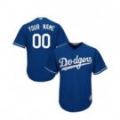 Custom Men's Alternate (Blue) Los Angeles Dodgers MLB Baseball Jersey Size S