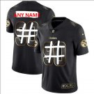 Custom Pittsburgh Steelers Jersey Men's Black Size L