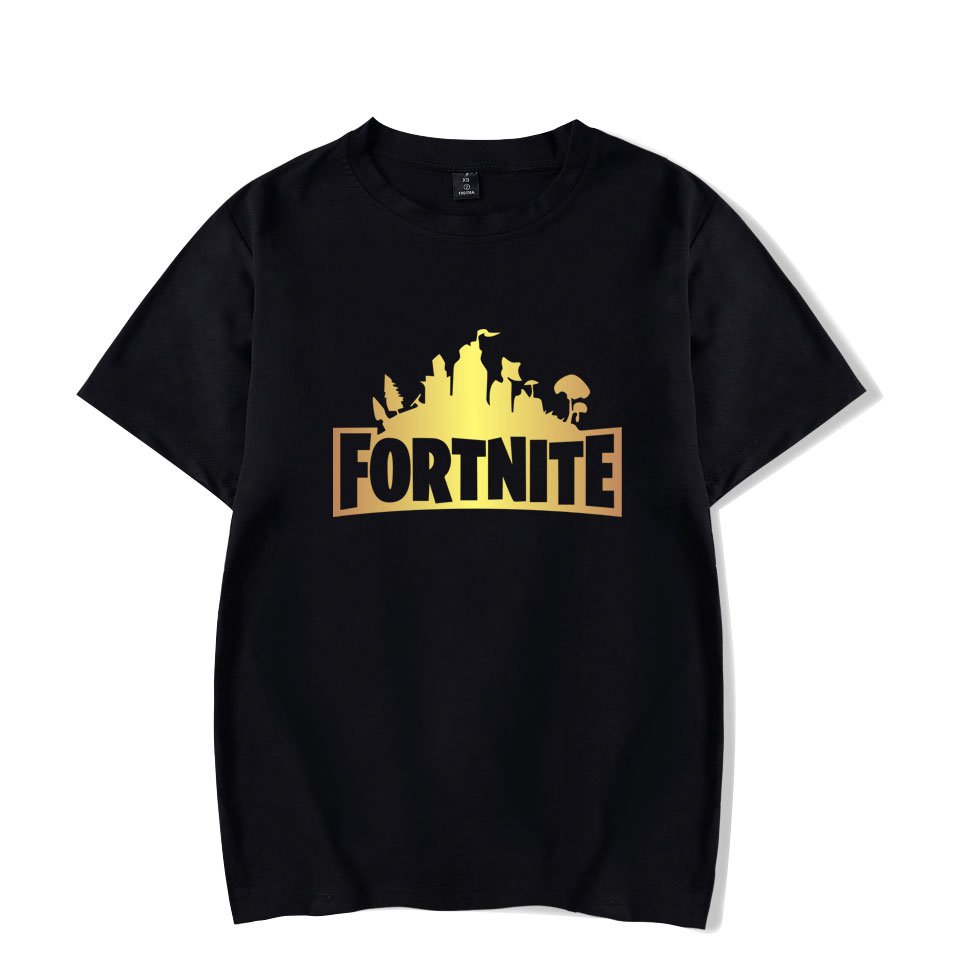 Summer Famous Game Fortnite Printed Casual Short Sleeve Cotton T-shirt