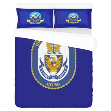 USS San Jacinto (CG-56) 3-Pieces Bedding Set