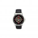 Brotherhood Firefighters Fire And Rescue Unisex Stainless Steel Leather Strap Watch