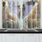 One With Nature Peace Pipe Kitchen Curtain 26'' X 39''