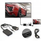 VGA Male To HDMI Output HD+ 1080P Audio TV AV HDTV Video Cable Converter Adapter VGA Male To HDMI Output HD+ 1080P Audio TV AV HDTV Video Cable Converter Adapter