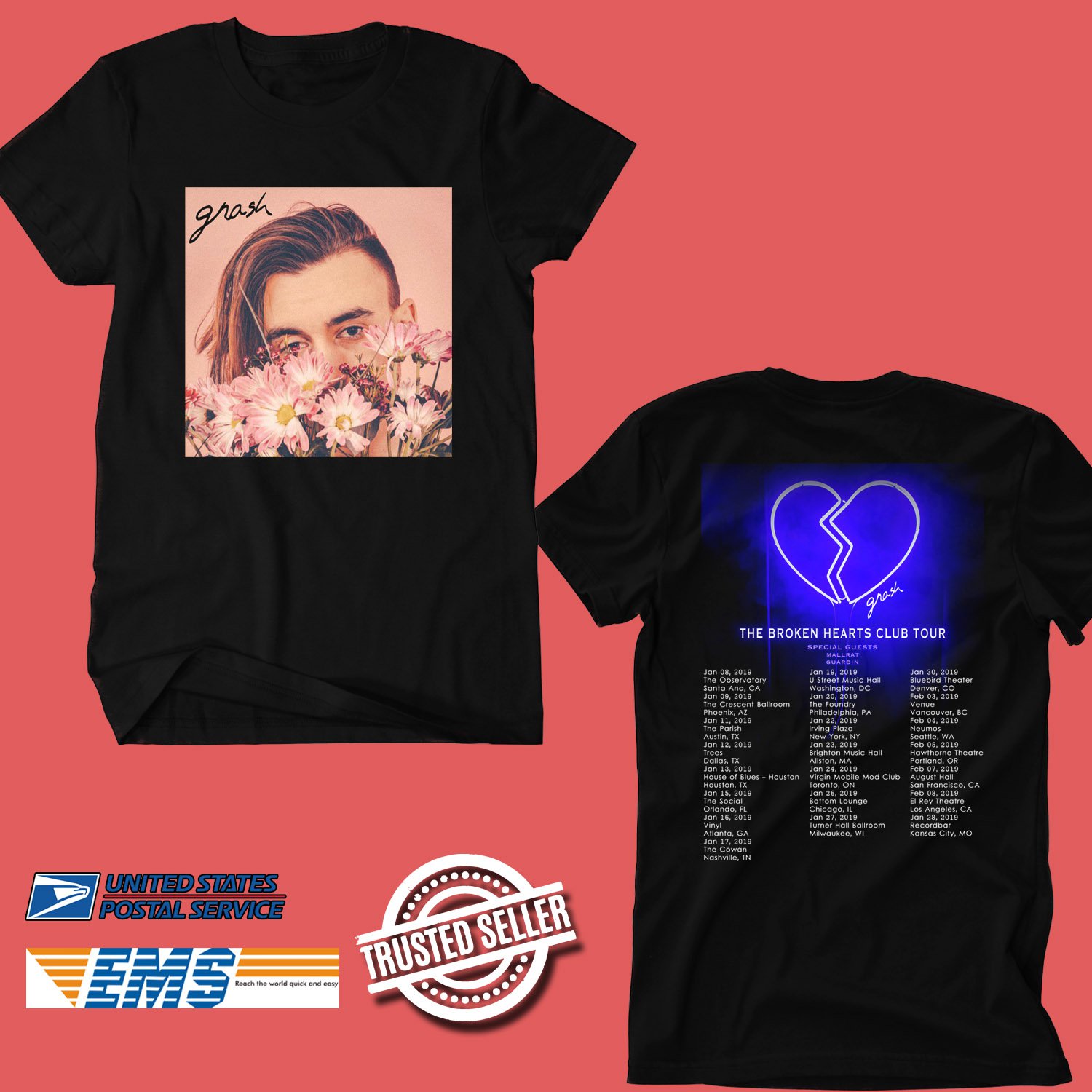 broken heart club t shirt