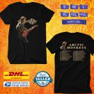 TOUR 2023 ARCTIC MONKEYS U.KINGDOM EUROPE TOUR BLACK TEE SHIRT W DATE CODE EP01